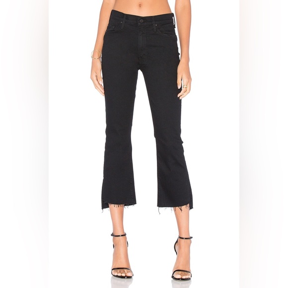 MOTHER Insider Crop Step Fray Jeans Waist 14 Inches - in Not Guilty - Picture 1 of 2